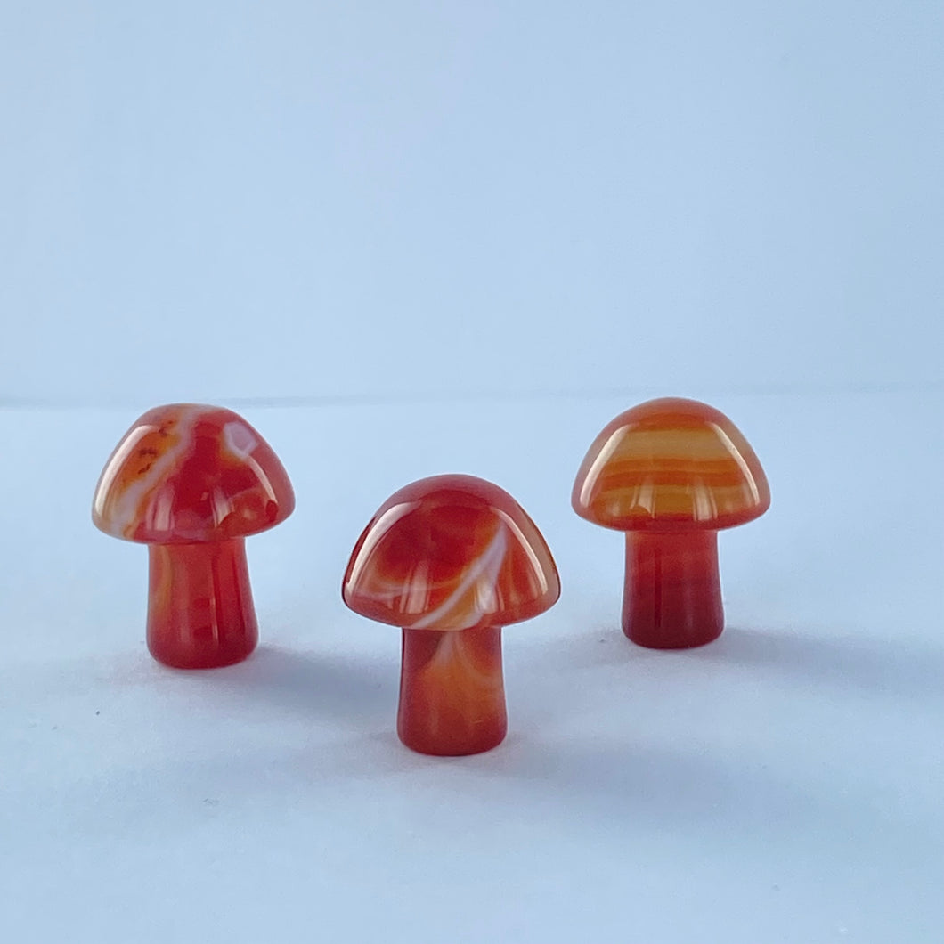 Carnelian Mini Mushroom