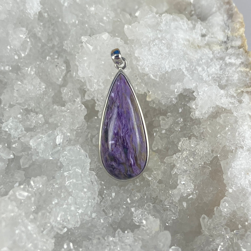 Charoite No. 4 |  Pendant 925 Sterling Silver