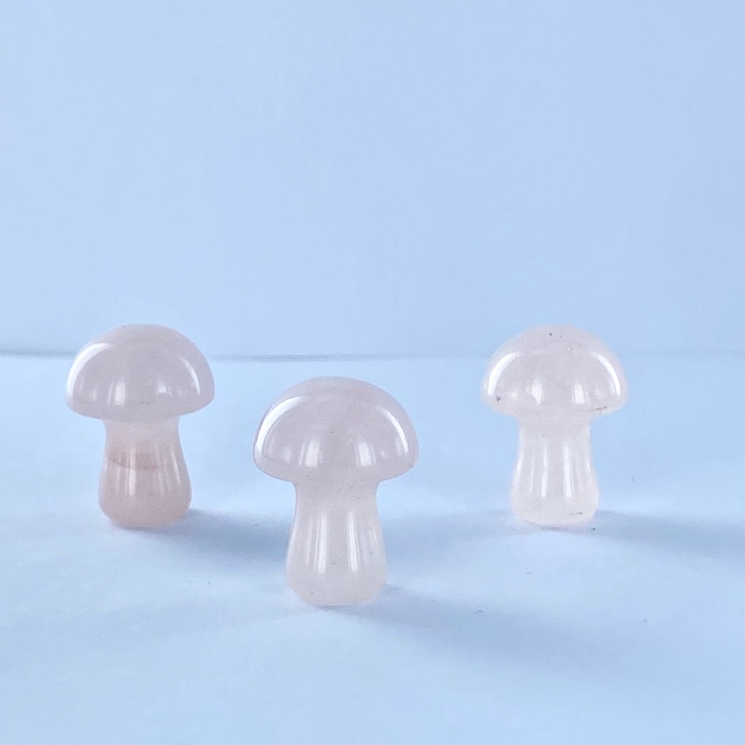 Rose Quartz Mini Mushroom