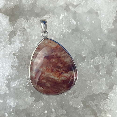 Fire Quartz 2 | Pendant 925 Sterling Silver