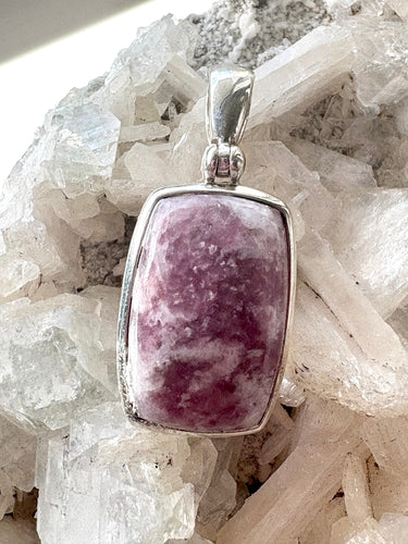 Lepidolite 6 | Pendant 925 Sterling Silver