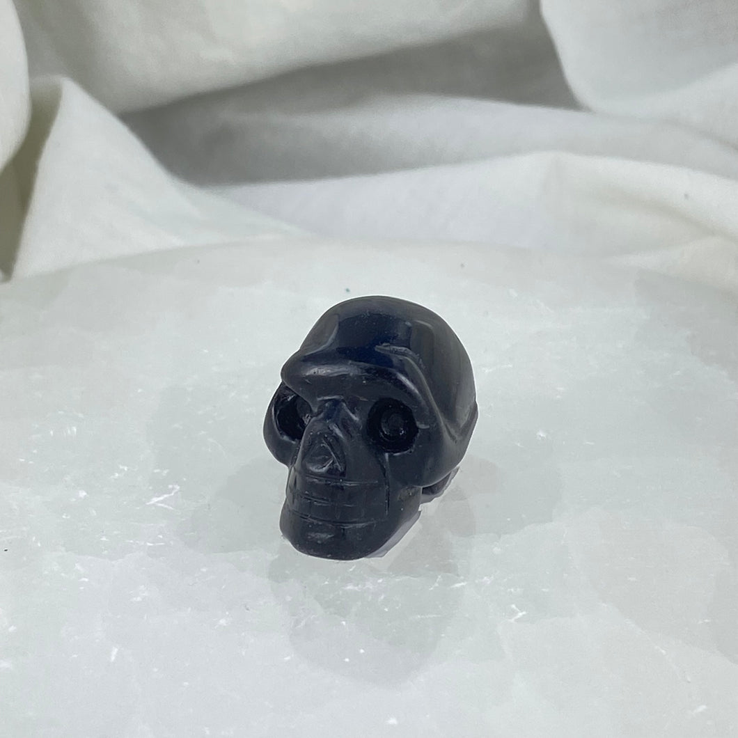 Mini Black Obsidian Skull