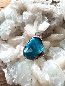 Cavansite (India) 4 | 925 Sterling Silver Pendant