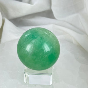 Green Fluorite Sphere