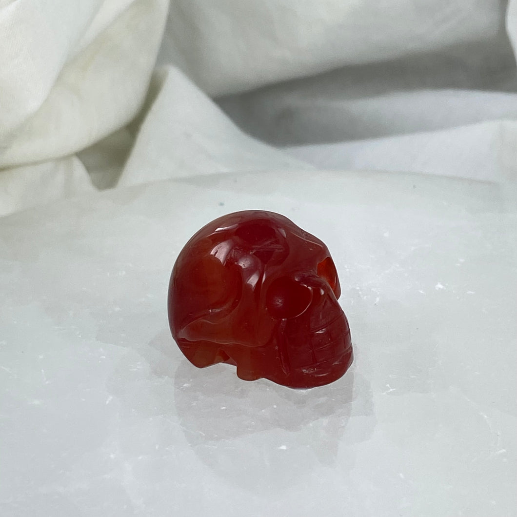 Mini Carnelian Skull