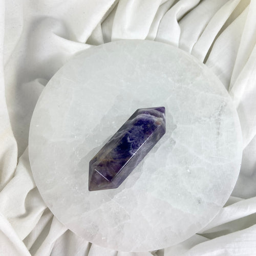 Chevron Amethyst Double Terminated