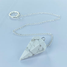 White Howlite Pendulum