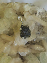 Moldavite 925 Sterling Silver Pendant No. 6