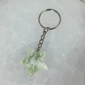 New Jade Star Keyring