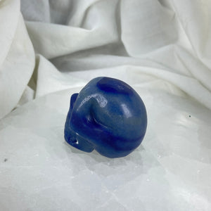 Blue Aventurine Skull