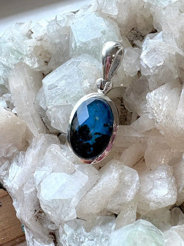 Azurite Malachite No. 6 | Pendant 925 Sterling Silver