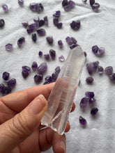 Lemurian Seed Crystal No 1 – Natural Quartz Point with Horizontal Striations