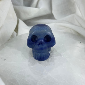 Blue Aventurine Skull