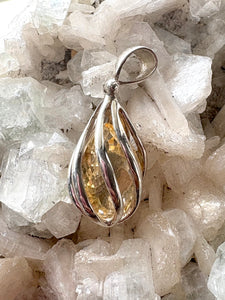 Citrine Natural 5 | 925 Sterling Silver Pendant