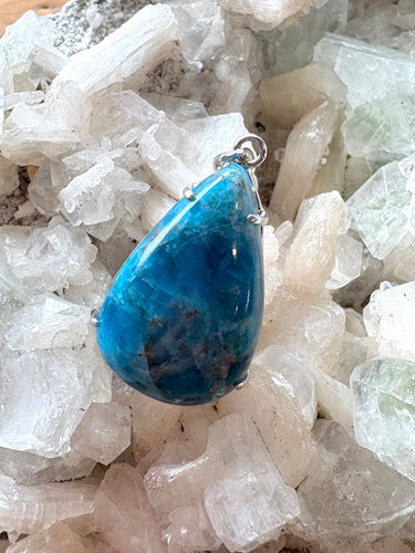 Blue Apatite 5 | 925 Sterling Silver Pendant