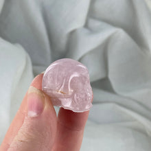 Mini Rose Quartz Skull