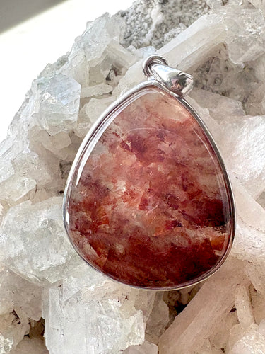 Fire Quartz 2 | Pendant 925 Sterling Silver