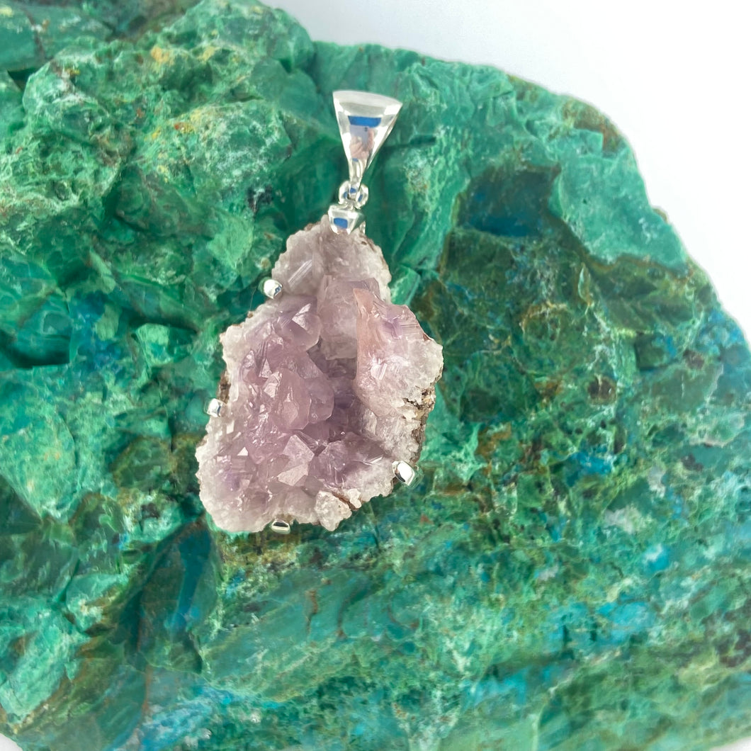 Pink Amethyst 3 |  Pendant 925 Sterling Silver