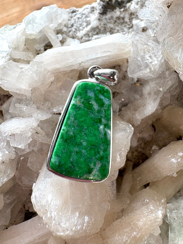Maw Sit Sit (Burmese Jade) 5 | 925 Sterling Silver Pendant