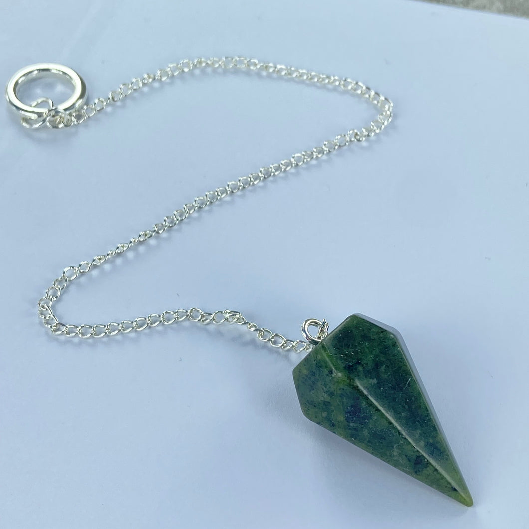 Nephrite Jade Pendulum