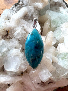 Blue Apatite 2 | 925 Sterling Silver Pendant