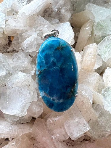 Blue Apatite 1  | 925 Sterling Silver Pendant