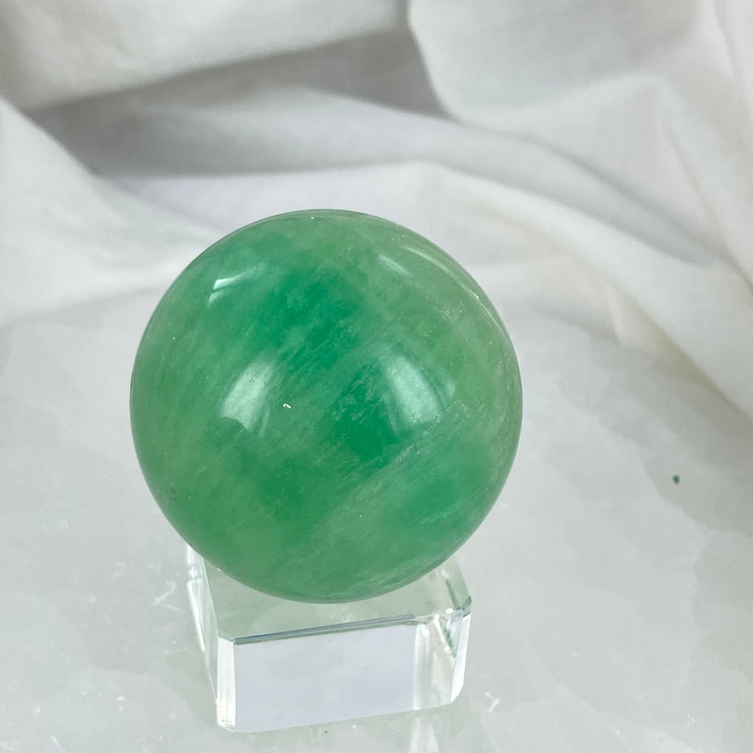 Green Fluorite Sphere