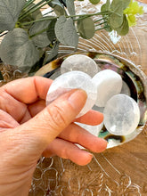Selenite Thumb Stone/Touch Stone | Peace * Release * Comfort