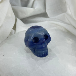 Blue Aventurine Skull