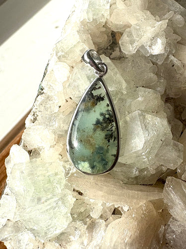 Peruvian Blue Opal 1 | Pendant 925 Sterling Silver