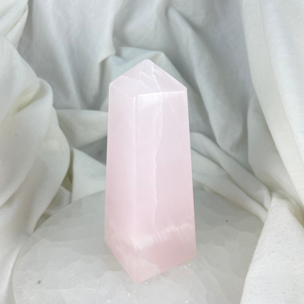 Pink Calcite Obelisk | No.13