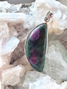 Ruby Fuchsite 2 | Pendant 925 Sterling Silver