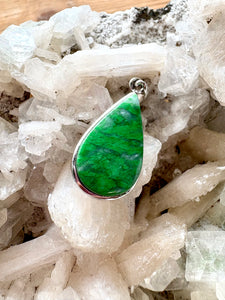 Maw Sit Sit (Burmese Jade) 1 | 925 Sterling Silver Pendant