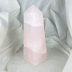 Pink Calcite Obelisk | No.10