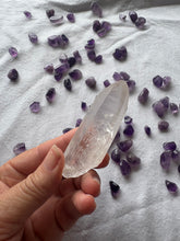 Lemurian Seed Crystal No 5 – Natural Quartz Point with Horizontal Striations