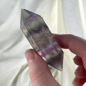 Rainbow Fluorite Double Terminated (chipped point)