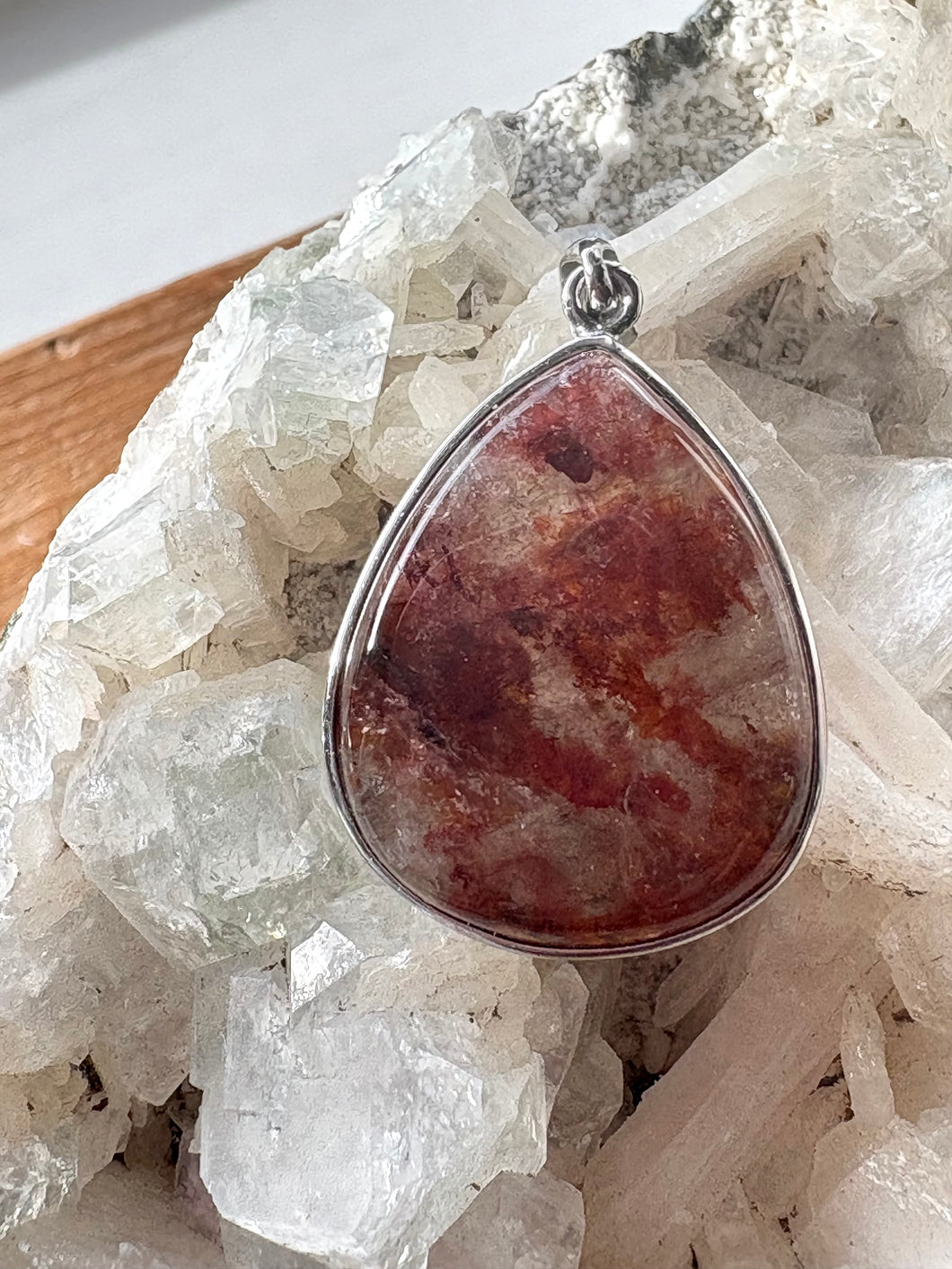 Fire Quartz 1 | Pendant 925 Sterling Silver