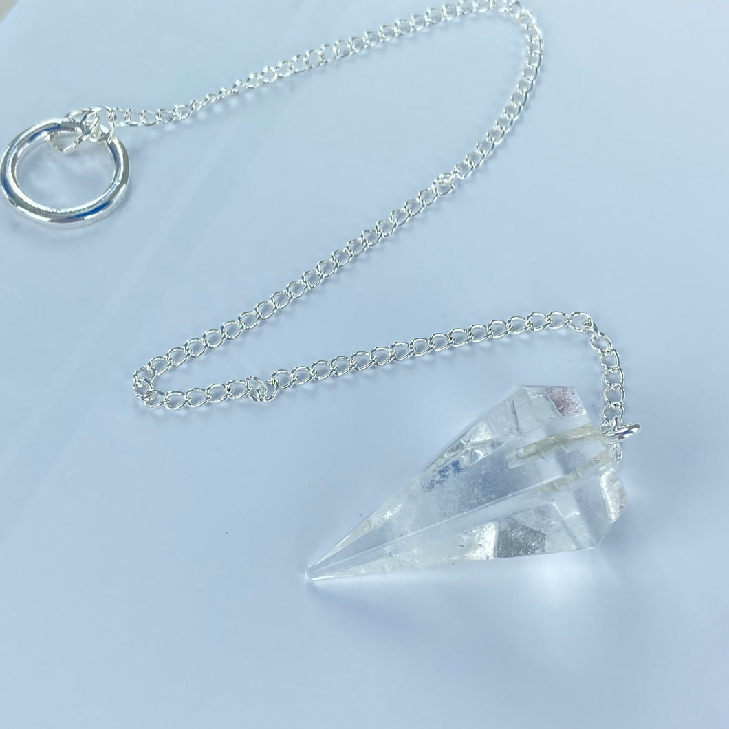 Clear Quartz Pendulum