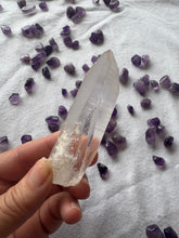 Lemurian Seed Crystal No 4 – Natural Quartz Point with Horizontal Striations