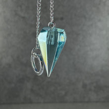 Blue Obsidan Pendulum (man made)