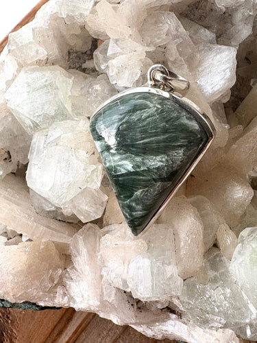 Seraphinite 1 |  Pendant 925 Sterling Silver