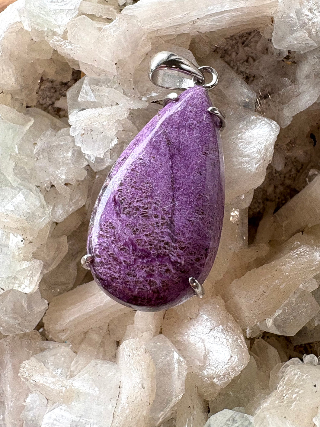African Stichtite 2 | Pendant 925 Sterling Silver