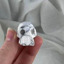 Mini White Howlite Skull