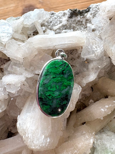 Maw Sit Sit (Burmese Jade) 4 | 925 Sterling Silver Pendant