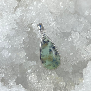 Peruvian Blue Opal 1 | Pendant 925 Sterling Silver