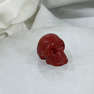 Mini Red Jasper Skull