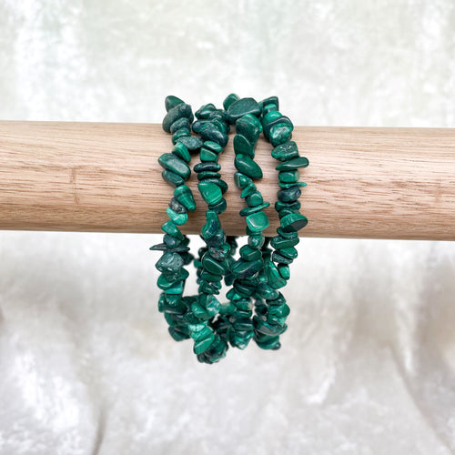 Malachite | Chip Bracelet | Crystal Life Australia | Crystal Shop | Brisbane