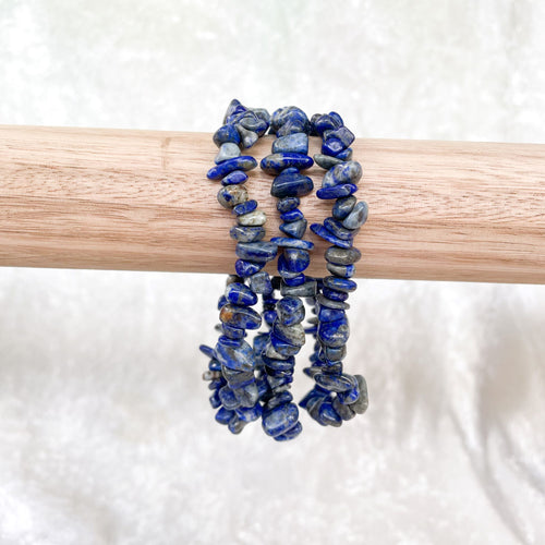 Lapis Lazuli | Chip Bracelet | Crystal Life Australia | Crystal Shop | Brisbane