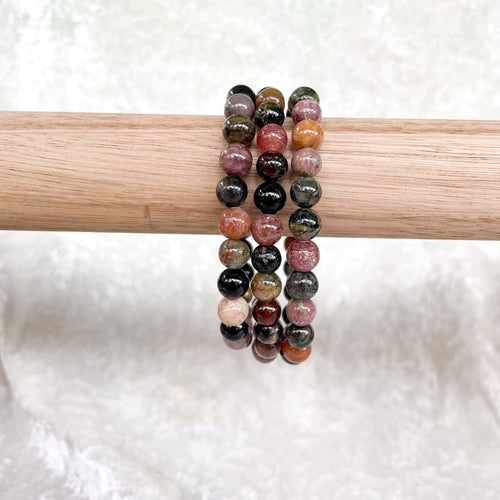 Mixed Tourmaline | Bracelet | Crystal Life Australia | Crystal Shop | Brisbane