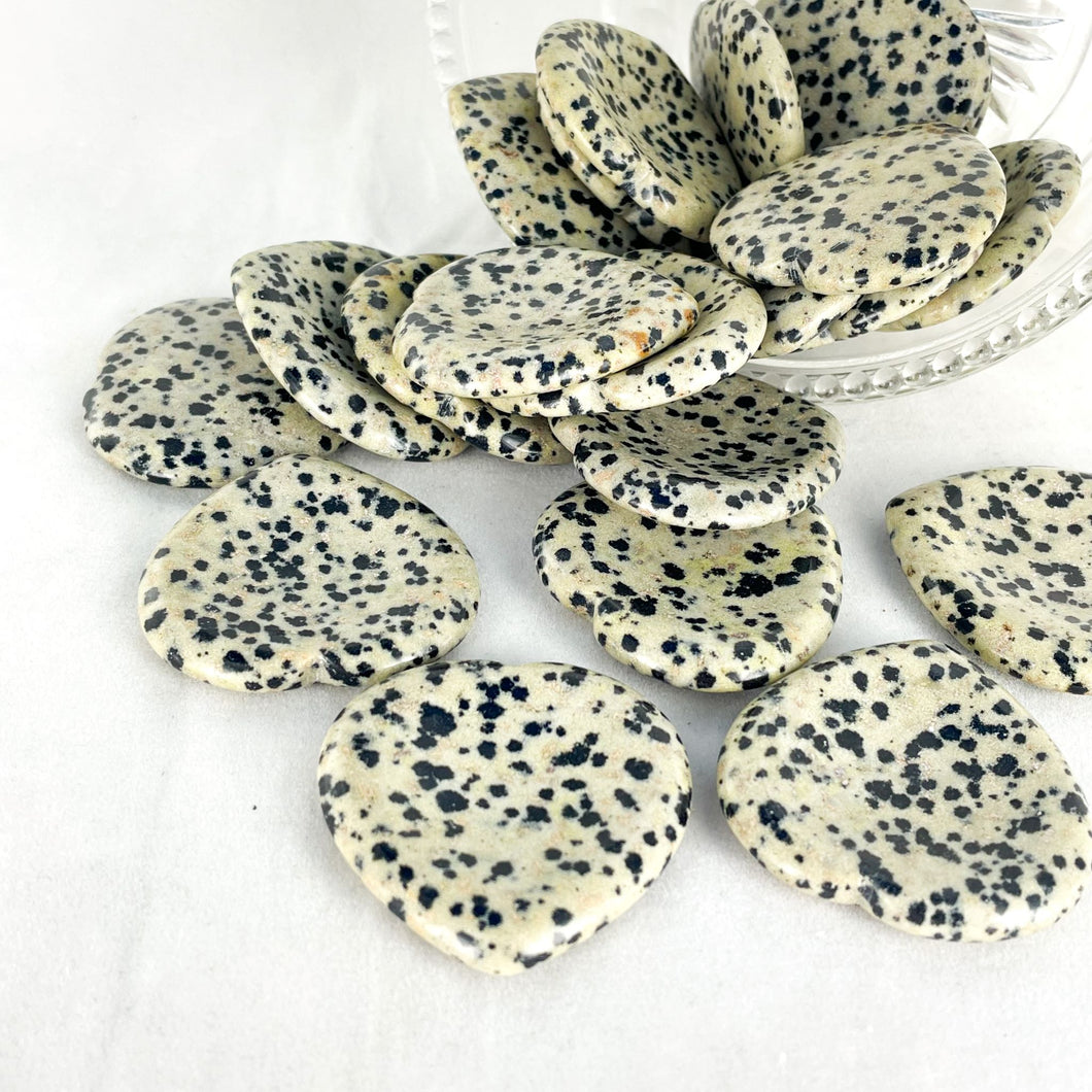 Dalmatian Jasper | Heart Relaxation Stone | Crystal Life Australia | Crystal Shop | Brisbane